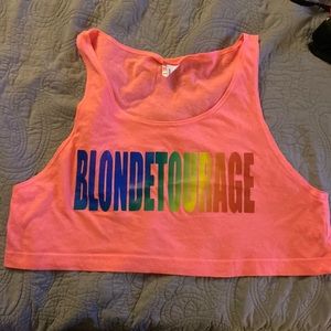 American Apparel cropped tank top